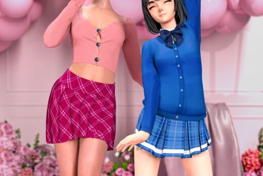 Magica Anime Poses for Genesis 8, 8.1 Female, Genesis 9 and Vicky 9