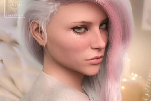 dForce Lumia Hair for Genesis 9