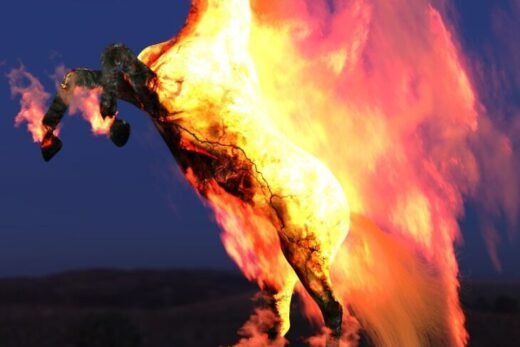 DA Flame Horse for Daz Horse 3