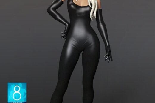 Kim Kardashian Fortnite for Genesis 8 Female