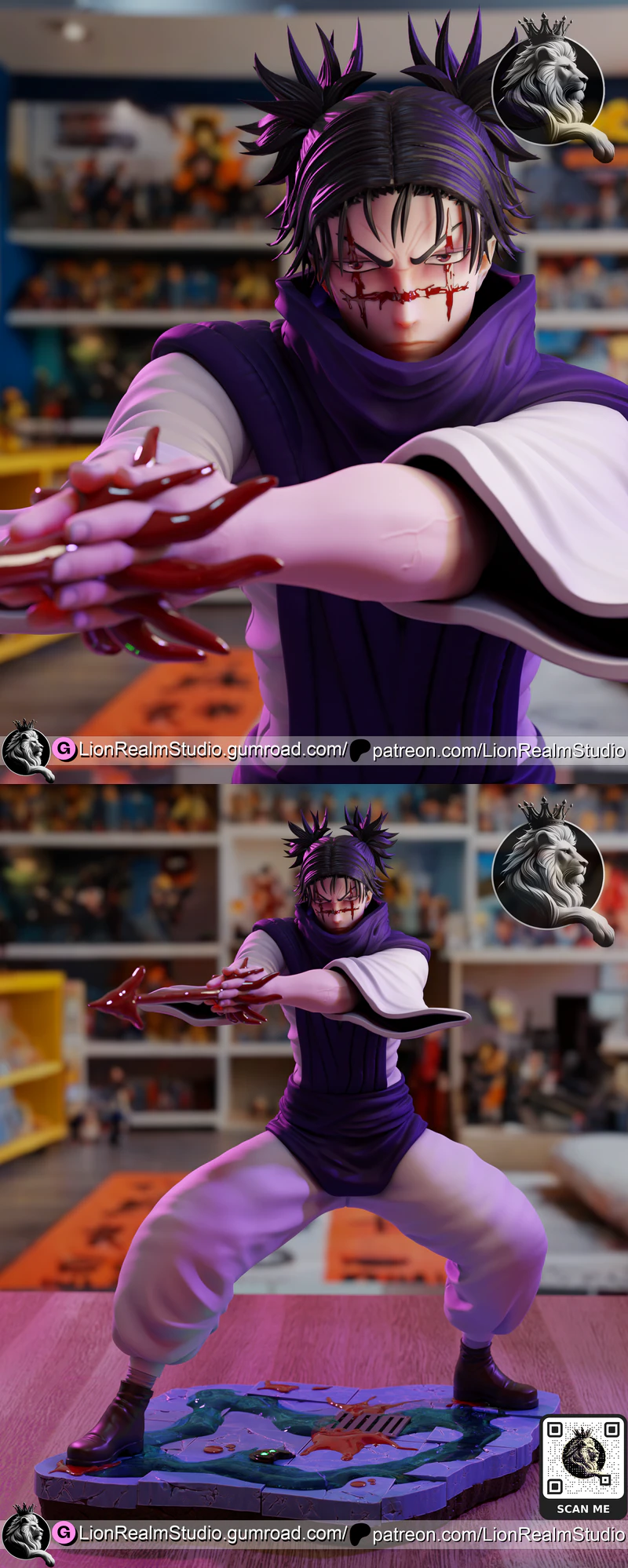 Choso – Jujutsu Kaisen STL Figure for 3D Printing