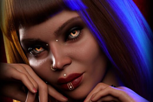 ND Wierdo Neon Eyes for Genesis 9