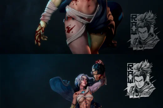 Nenia Rising – Bride of Frankenstein 3D Printable Figure STL File