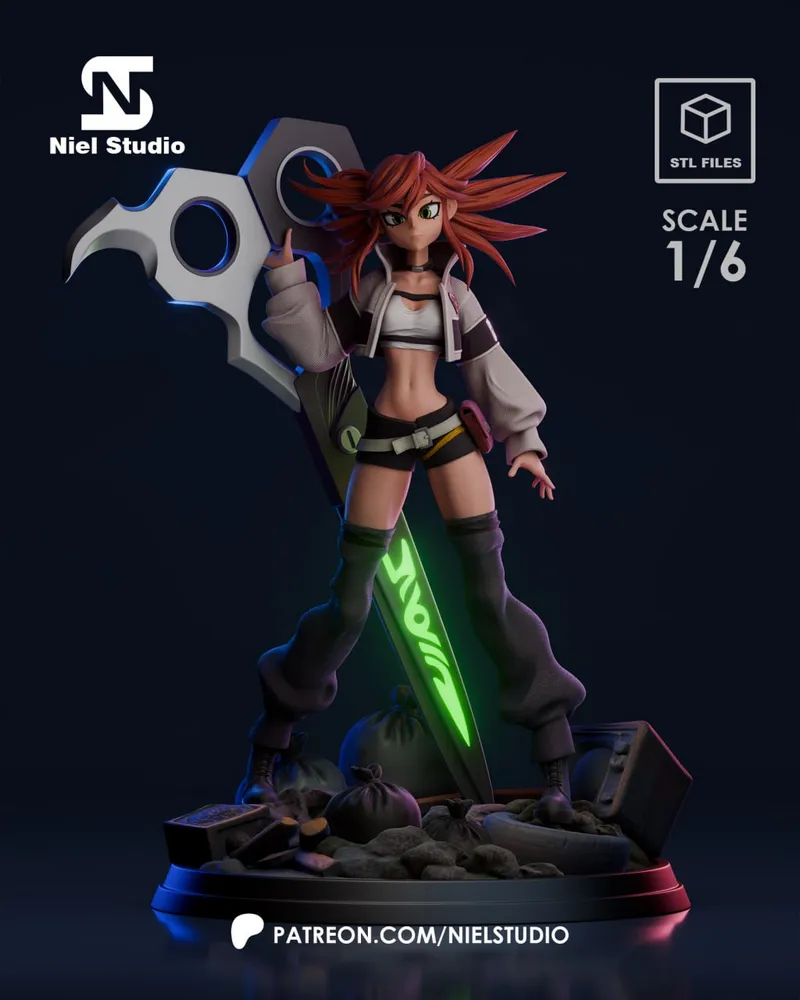 Gachiakuta Riyo Reaper Model