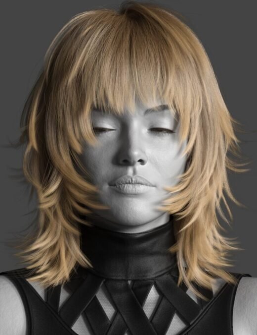 dForce Sci Pop Hair for Genesis 9