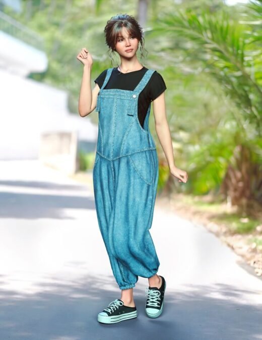 dForce Urban Overalls Outfit for Genesis 9