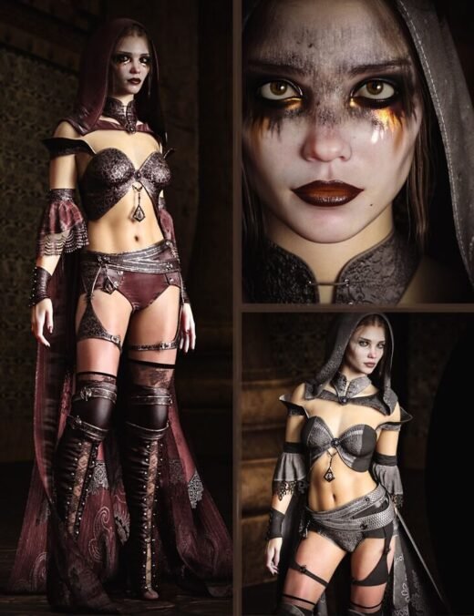 CB Samara HD Character, dForce Clothing Set and Texture Expansion For Genesis 9