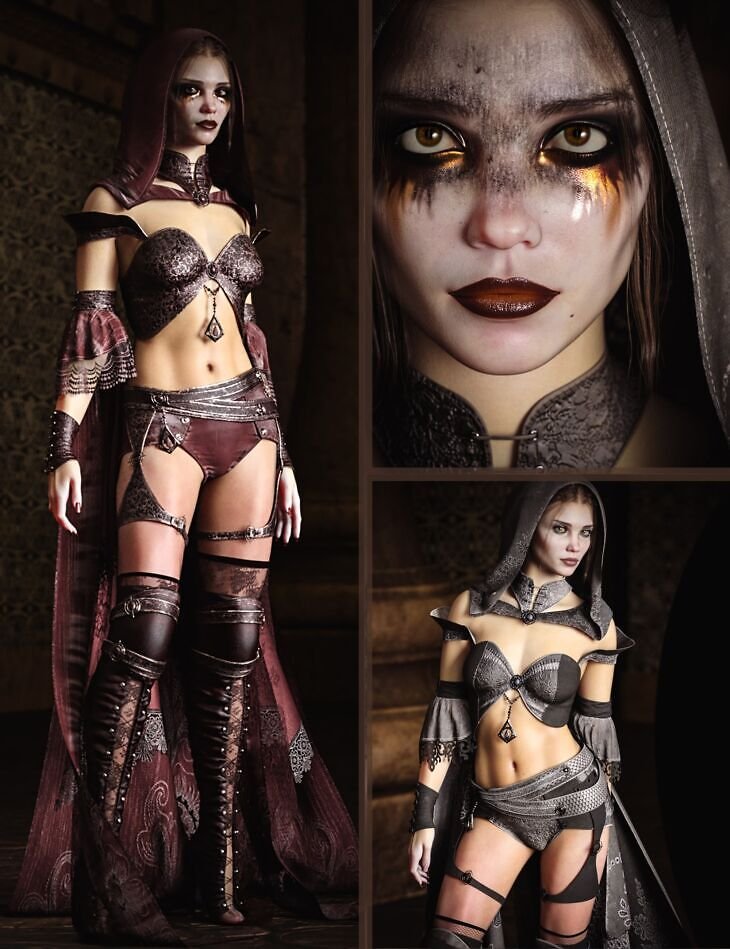 CB Samara HD Character, dForce Clothing Set and Texture Expansion For Genesis 9