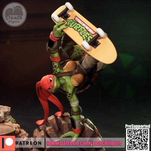 Peach Figure — TMNT — Raphael Female
