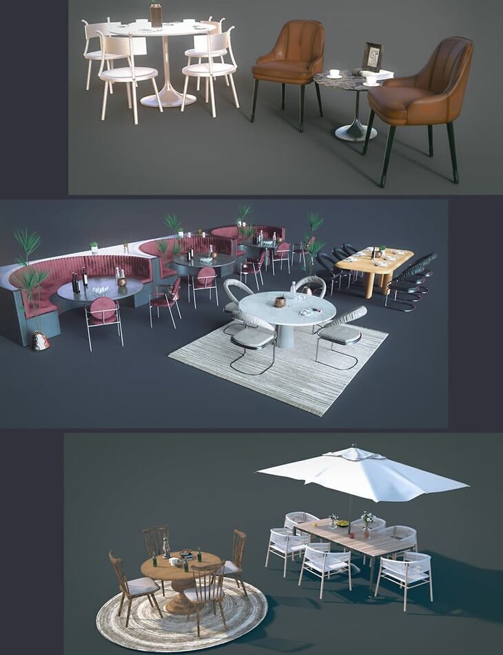 Polish Contemporary Furniture Bundle 01