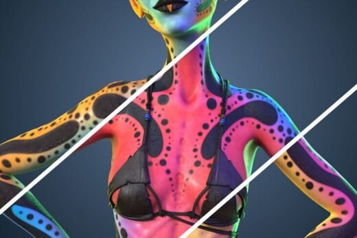 SE Veira Lizard Skin for Genesis 9