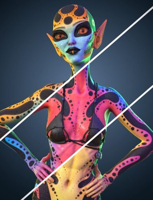 SE Veira Lizard Skin for Genesis 9