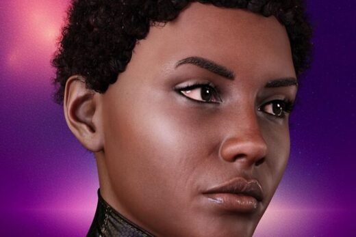 Tama Hair for Genesis 9 and 8