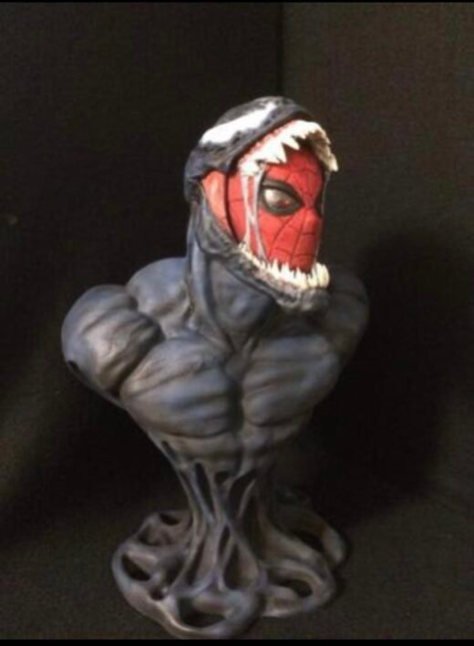 Venom Spidey Bust