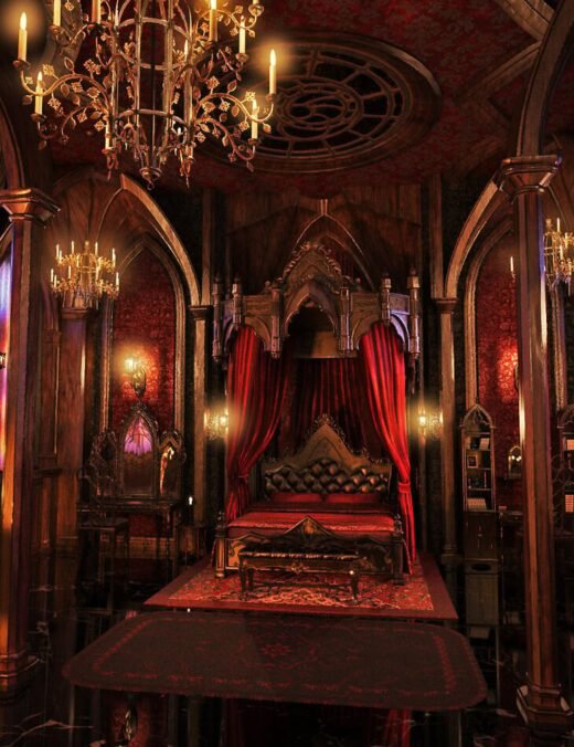 XI Gothic Baroque Bedroom