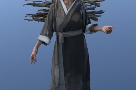 dForce Chinese Villager Outfit for Genesis 9