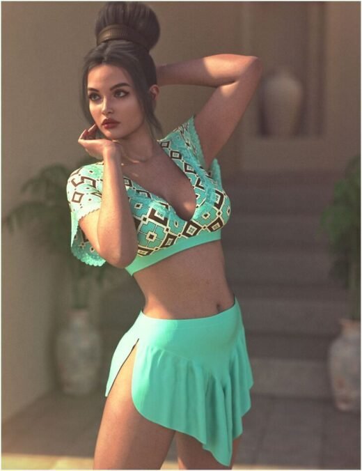 dForce Nahla Outfit For Genesis 9