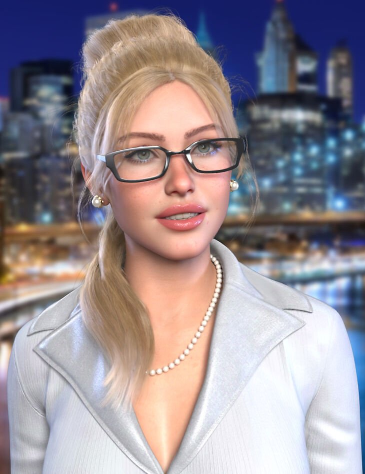 dforce Becka Hair for Genesis 9