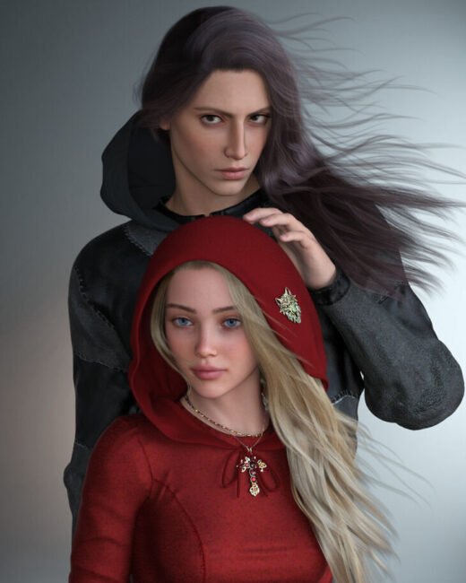 ALO Sannie Hair for Genesis 9