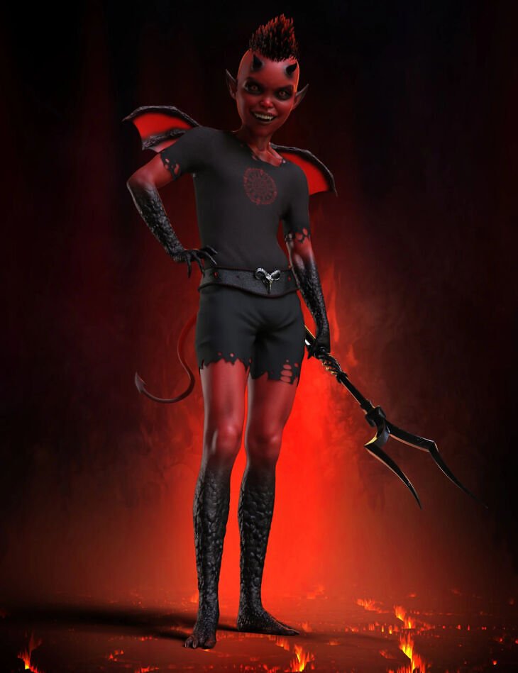 Little Devil and Accessories for Genesis 9