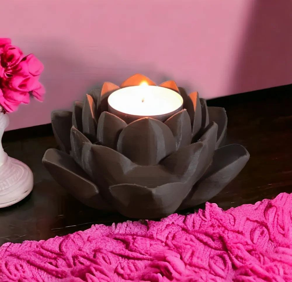 Lotus Flower Candle Holder