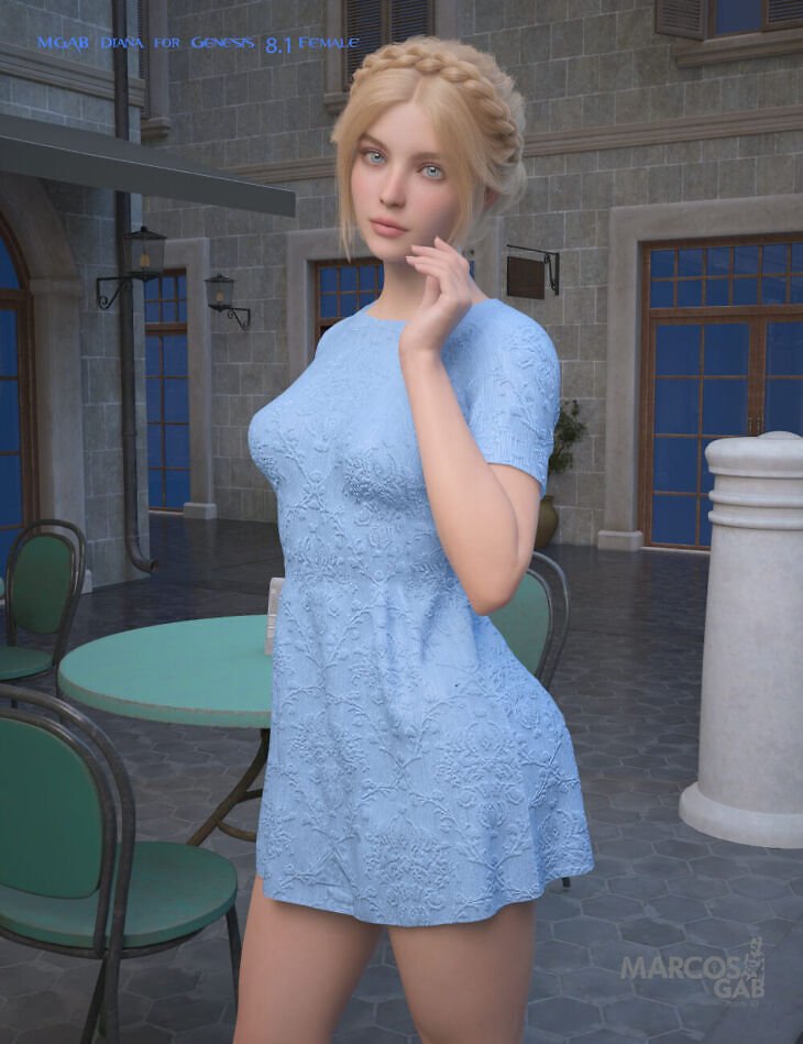 MGAB Diana for Genesis 8-1 Female