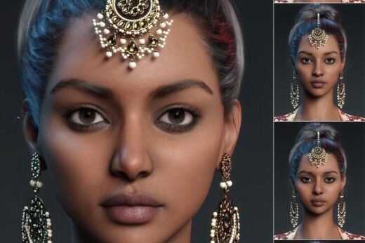 P3D Indian Feminine Morph Package for Genesis 9