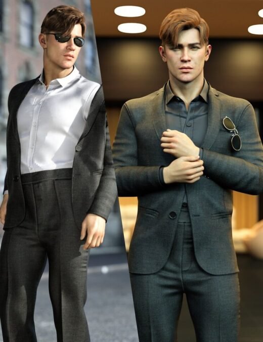 Z Gentlemanly Manner Pose Mega Set for Genesis 9 and 8 Male