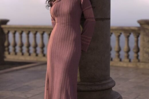 dForce Josephine Dress for Genesis 9