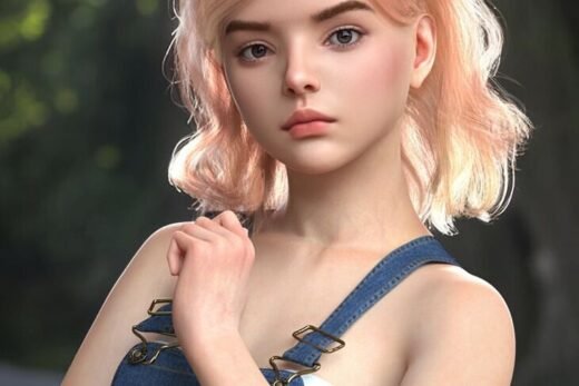 dForce Shirlie Hair and MB Shirlie for Genesis 9 Feminine