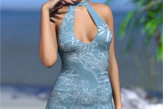 dForce Summertime Party Dress Genesis 9