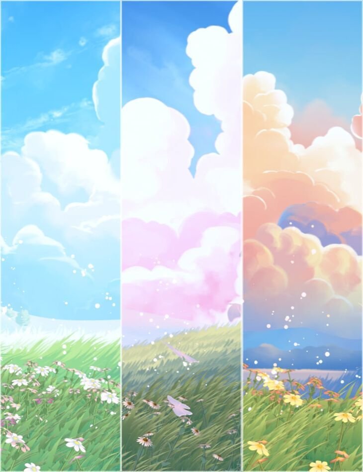 v176 FilaToon Backgrounds: Meadow
