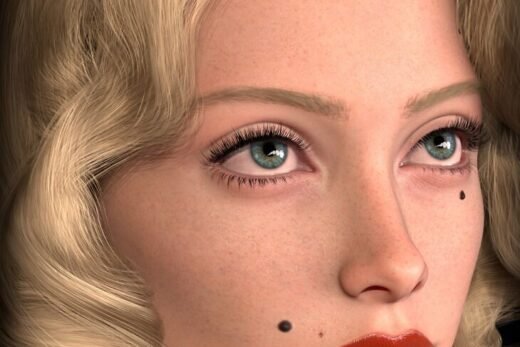 SY Facial Moles and Beauty Marks Genesis 9