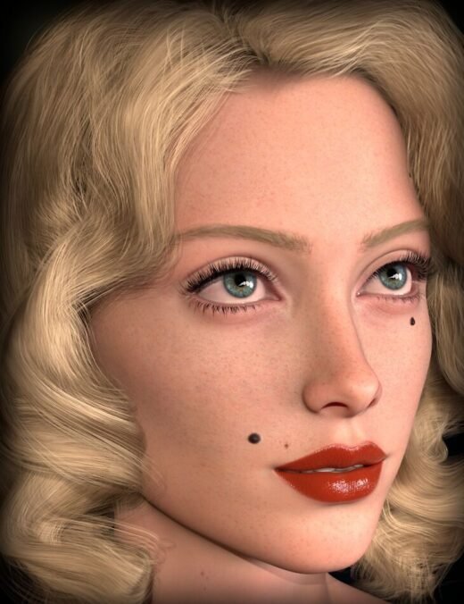 SY Facial Moles and Beauty Marks Genesis 9