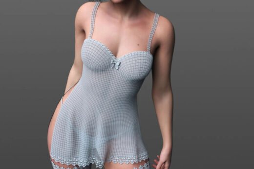 dForce DC Sleepwear Set for Genesis 9