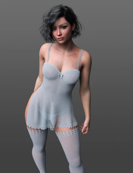 dForce DC Sleepwear Set for Genesis 9