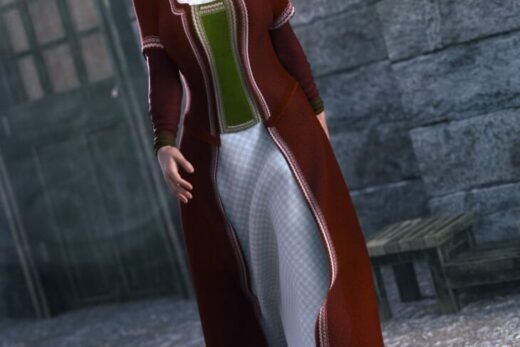 dForce Fantasy Villager Outfit for Genesis 9