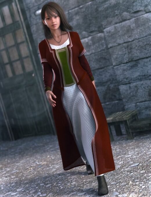 dForce Fantasy Villager Outfit for Genesis 9