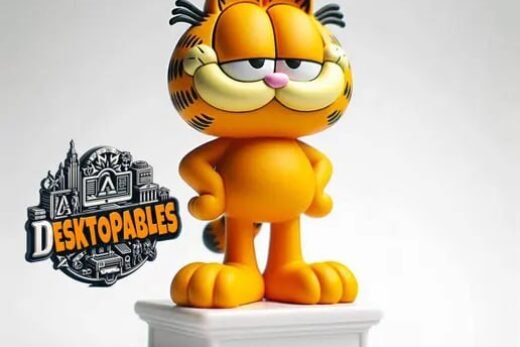 Garfield and plinth
