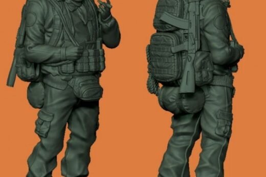 Modern army volunteer