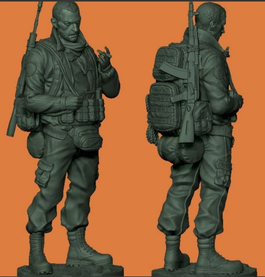 Modern army volunteer