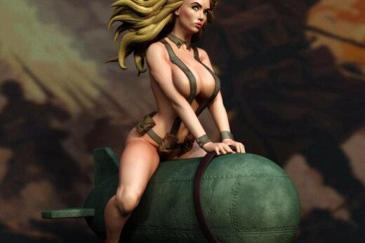 With Love pin up