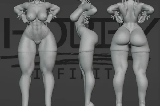 Chun-Li — Street Fighter 3D model