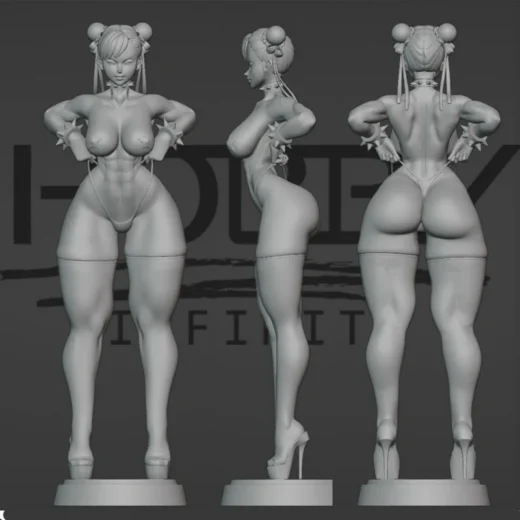 Chun-Li — Street Fighter 3D model