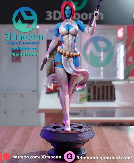 Mystique — Marvel 3D model