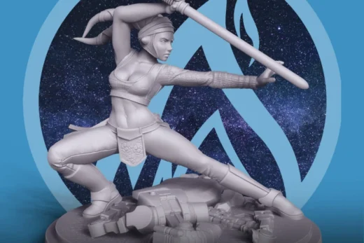 Aayla Secura — Star Wars 3D model