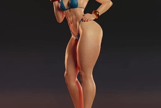 Chun-Li — Street Fighter 6 3D model