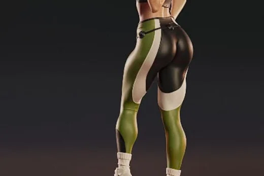Sonya Blade — Mortal Kombat 3D model