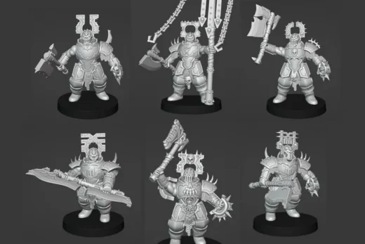 Ahkari Sanguinites — Warhammer 40,000 3D model
