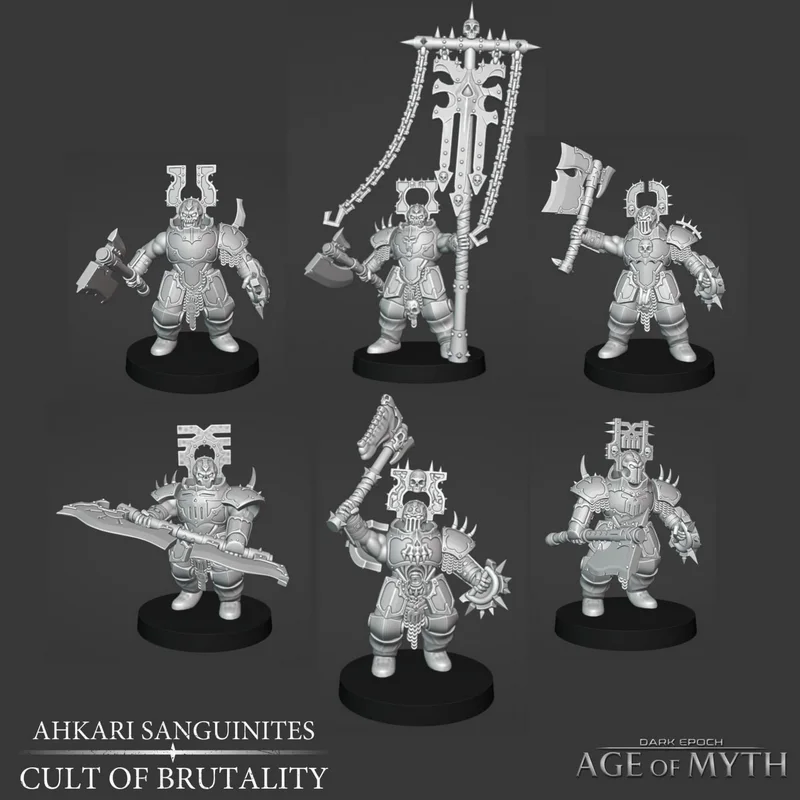 Ahkari Sanguinites — Warhammer 40,000 3D model